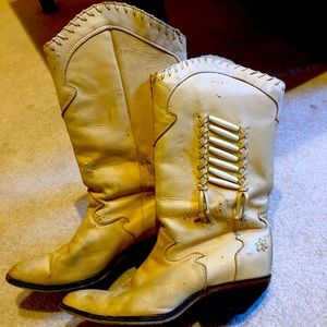 Zodiac Leather Cowboy Boots